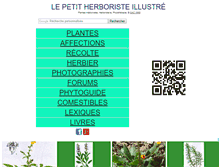 Tablet Screenshot of lepetitherboriste.net